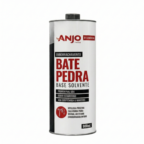 Emborrachado Automotor Bate Piedra Base Solvente Anjo Tintas 900 ml – Protección Antirruido y Contra Golpes de Piedra